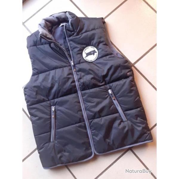 Blouson Cardigan L  Ecusson sanglier courant.