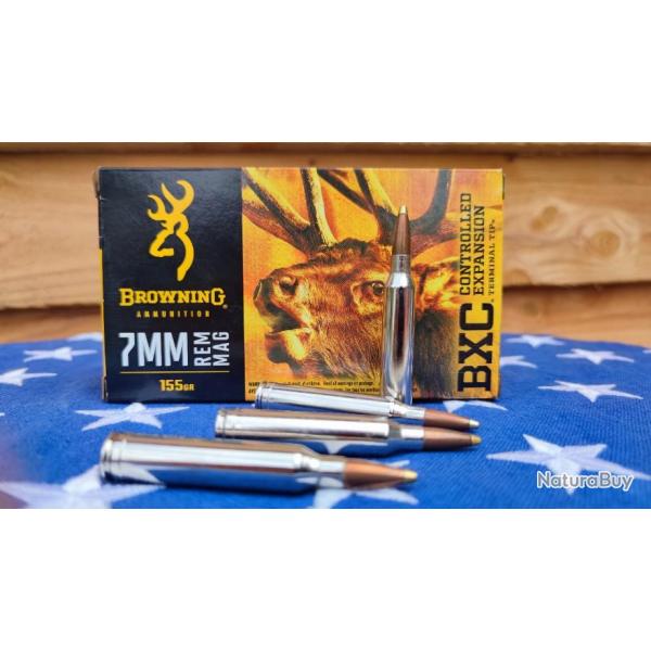 Balles Browning BXC 7RM 155gr