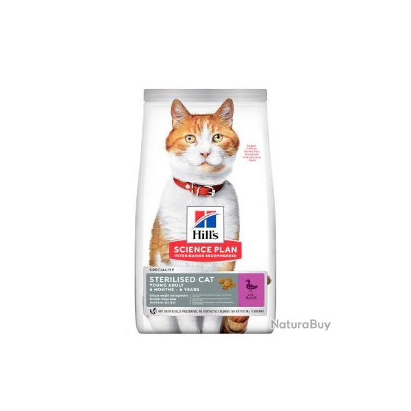 HILLS FELINE STERILISED ADULT CANARD 1.5KGS