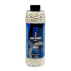 Billes Airsoft 6mm RZR 0.20g bouteille 3300 bbs