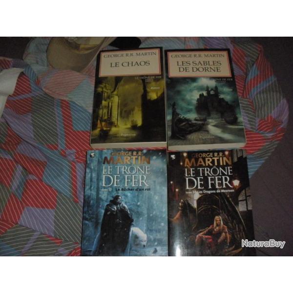 LE TRONE DE FER (4 tomes)
