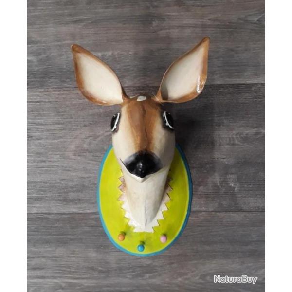 CROCHET "TROPHE BAMBI" EN TLE, FAIT MAIN