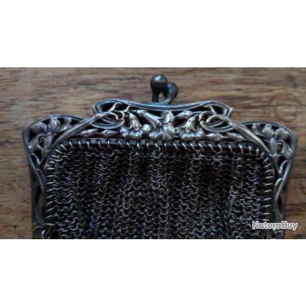 Aum�niers en argent massif,style art d�co.