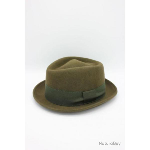 Chapeau de laine  bord court, quitation, hiver, chasse, randonner (F02)