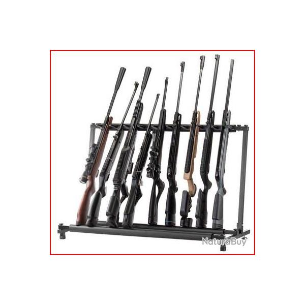 Ratelier vertical en mtal pour armes 9 armes
