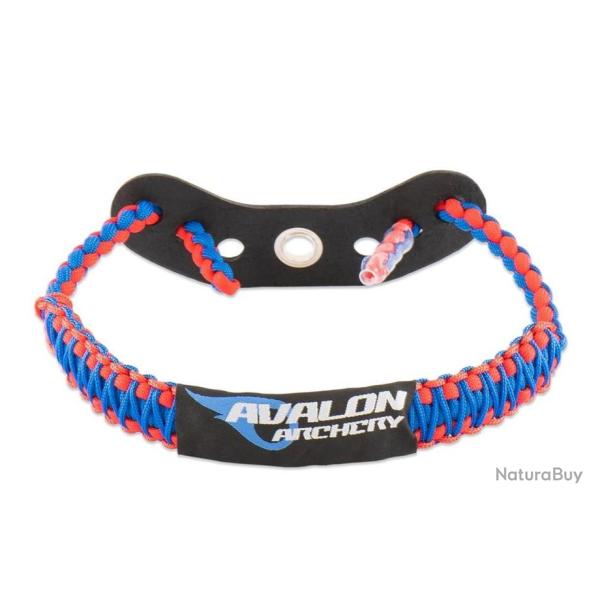 Dragonne tress�e pour Compound - BLEU/ROUGE