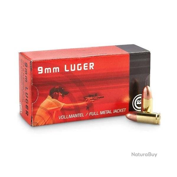 GECO CART. 9 mm LUGER HOLLOW POINT - 115 gr - BTE DE 50