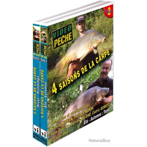 4 saisons de la carpe : Techniques et strat�gies avec Nicolas MIGEON, Philippe MAHIN, Yahn GIULIOT..