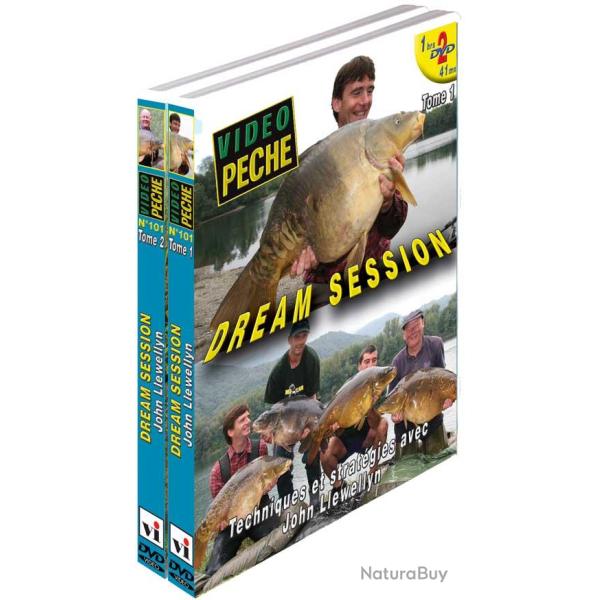 Dream session : Techniques et Strat�gies (2 DVD) avec John Llewellyn - P�che de la carpe - Vid�o P�c