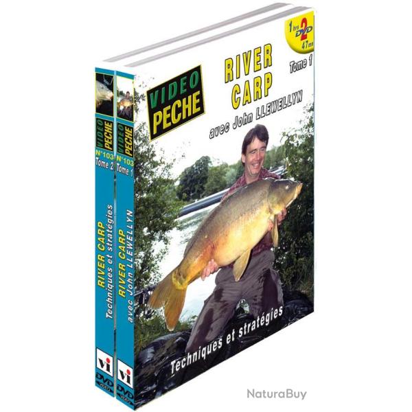 River carp : Techniques et Strat�gies (2 DVD) avec John Llewellyn - P�che de la carpe - Vid�o P�che