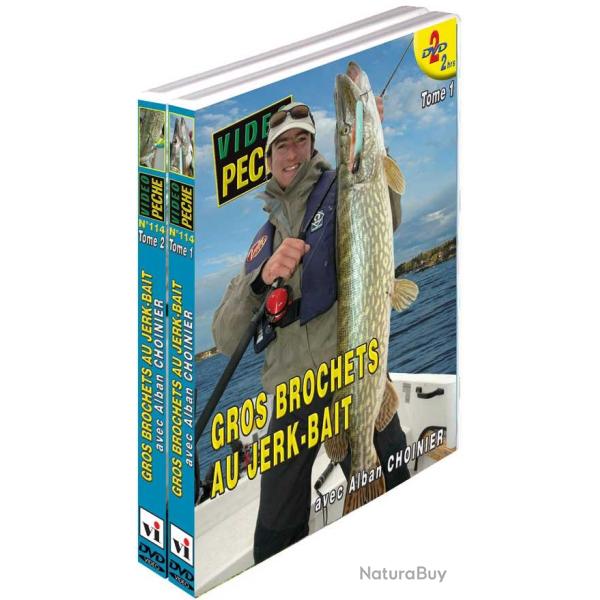 Gros brochets au jerk-bait (2 DVD) avec Alban Choinier - P�che des carnassiers - Vid�o P�che