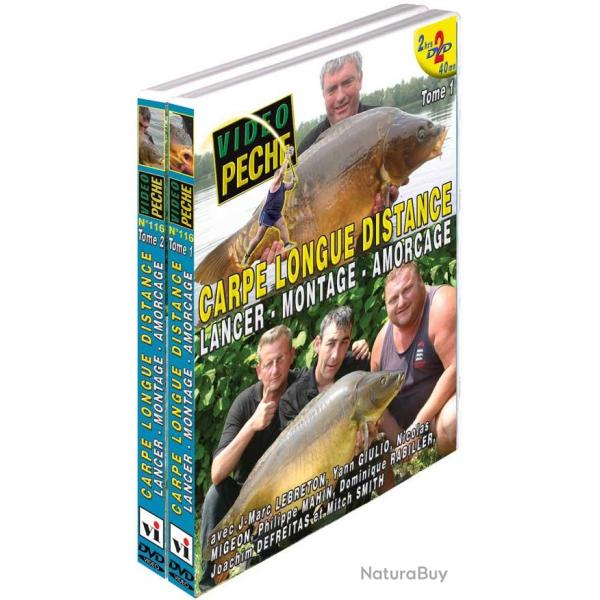 Carpe longue distance : Lancer - Montages - Amor�age (2 DVD) J-Marc Lebreton, Yann Giulio, Philippe 
