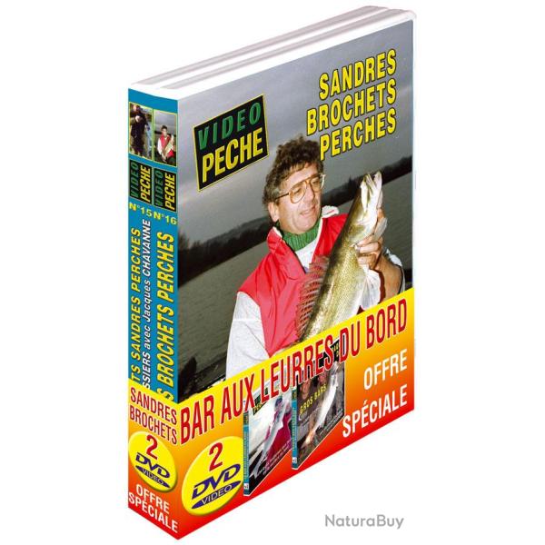 Lot 2 DVD Vid�o P�che Sandres et Brochets