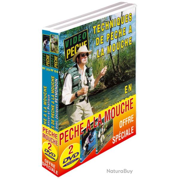 Lot 2 DVD Vid�o P�che � la mouche