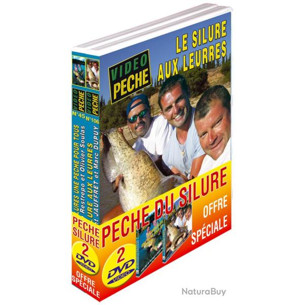 Lot 2 DVD Vid�o P�che du Silure