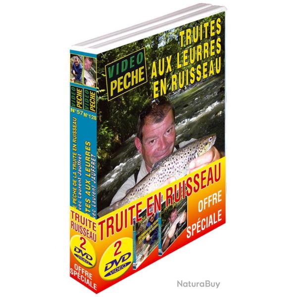 Lot 2 DVD Vid�o P�che Truite en Ruisseau