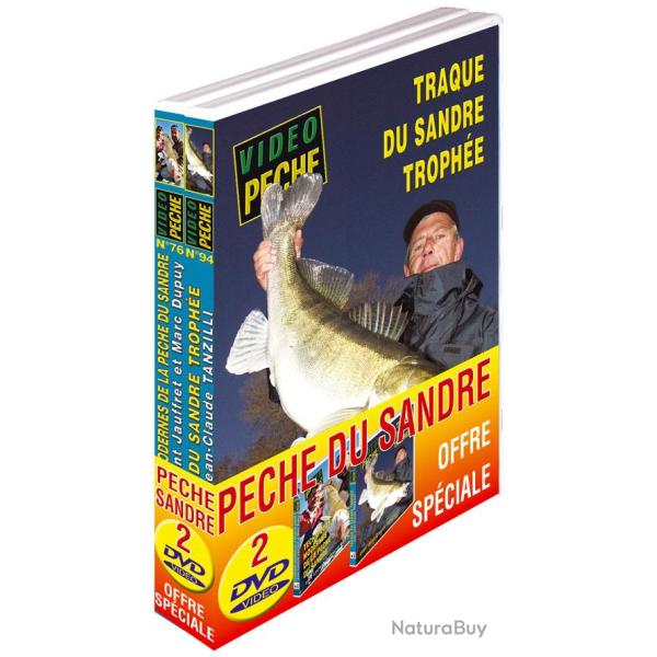 Lot 2 DVD Vid�o P�che du Sandre