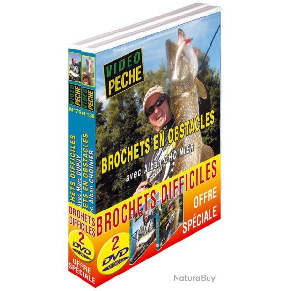 Lot 2 DVD Vid�o P�che Brochets difficiles