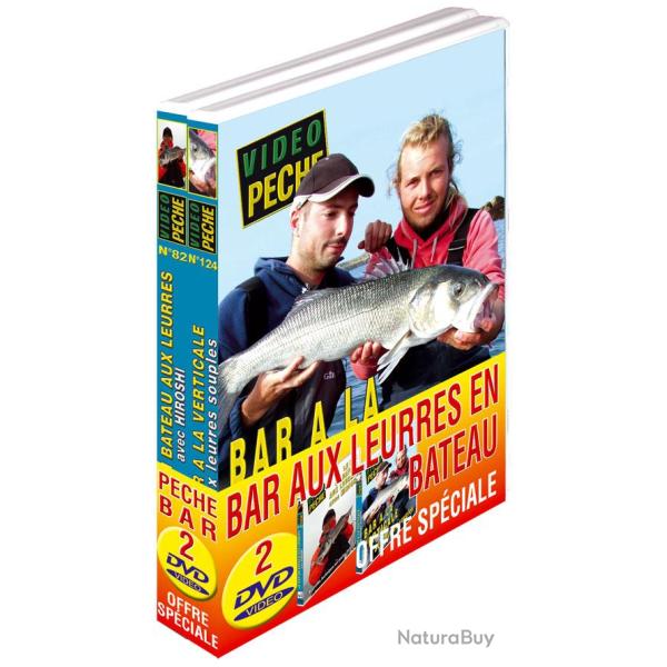 Lot 2 DVD Vid�o P�che Bar en Bateau