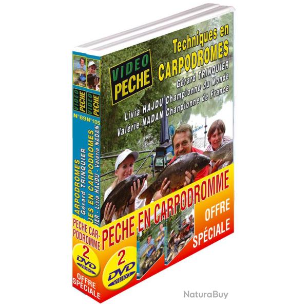 Lot 2 DVD Vid�o P�che en Carpodrome