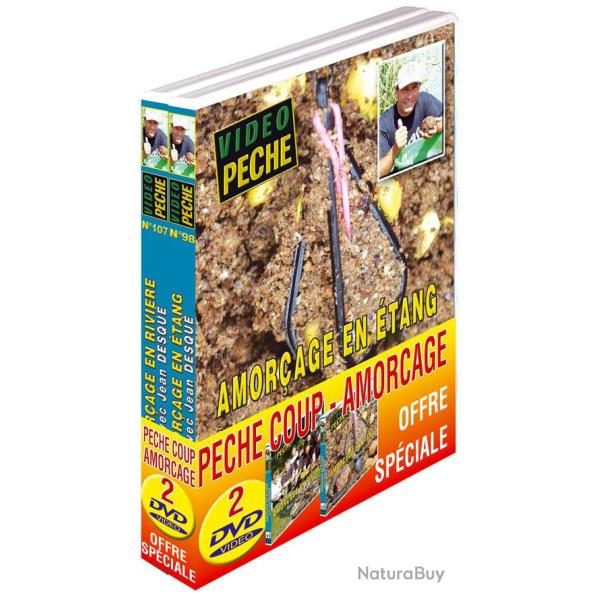 Lot 2 DVD Vid�o P�che au Coup Amorcage