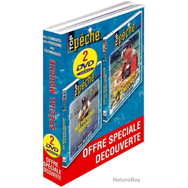 Lot 2 DVD P�che a la mouche : Mes premi�res mouches & Sp�cial p�che � la mouche - P�che a la mouche 