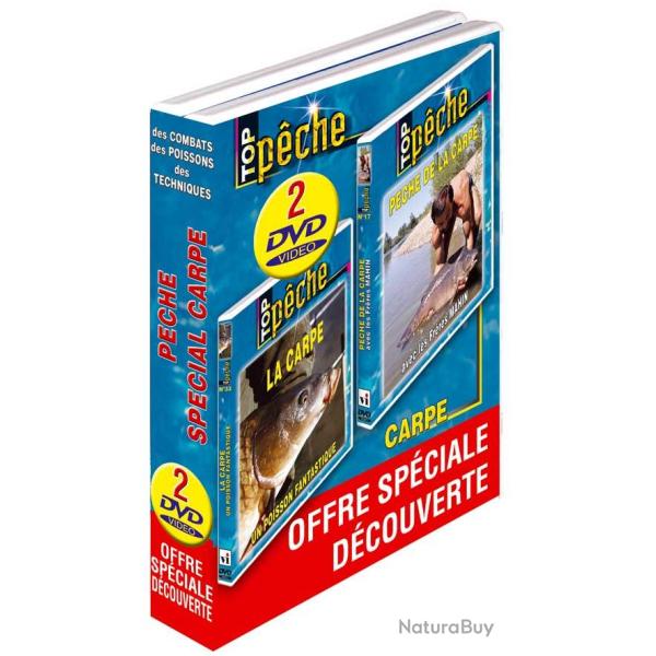 Lot 2 DVD P�che de la carpe : P�che de la carpe avec les Fr�res Mahin &La carpe, un poisson fantasti