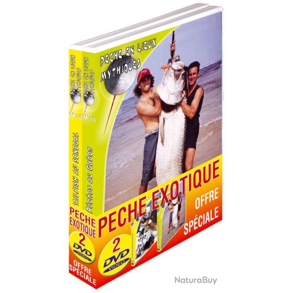 Lot 2 DVD P�che en Lieux Mythiques P�che Exotique