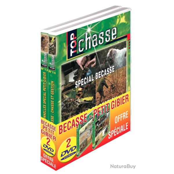 Lot 2 DVD Becasse et petit gibier
