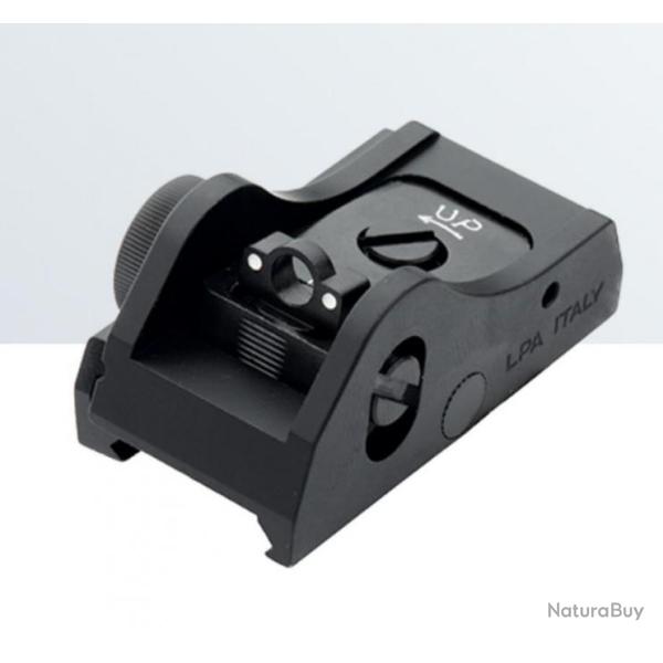 Cran de mire LPA pour fixation sur rails weaver et/ou picatinny (hauteur 8-12 mm.) BAR11WD2
