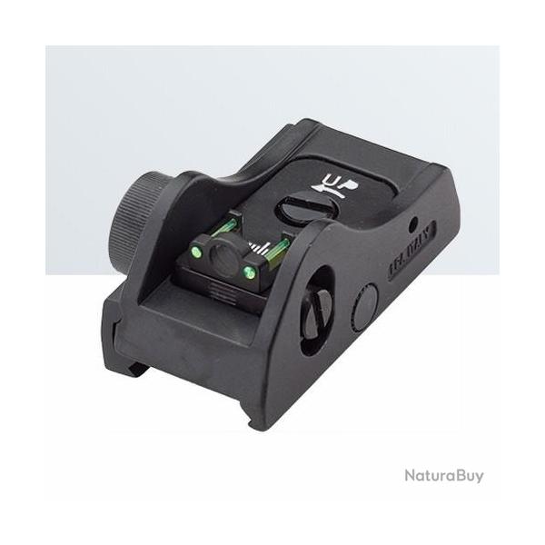 Cran de mire LPA pour fixation sur rails weaver et/ou picatinny (hauteur 8-12 mm.) BAR11WD5
