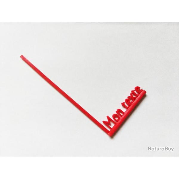 Drapeau t�moin de chambre vide Personnalis�