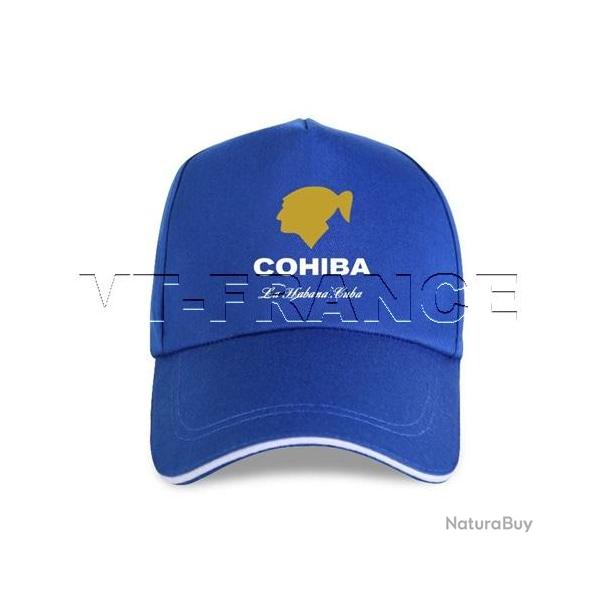 Casquette Cigares COHIBA La Habana CUBA, Couleur: Bleu