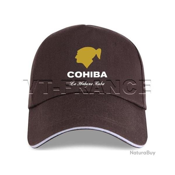 Casquette Cigares COHIBA La Habana CUBA, Couleur: Marron