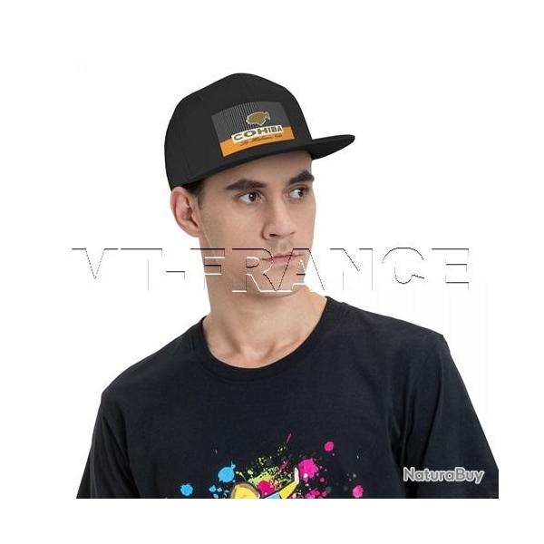 Casquette Cigares COHIBA La Habana CUBA, Couleur: Noir Black