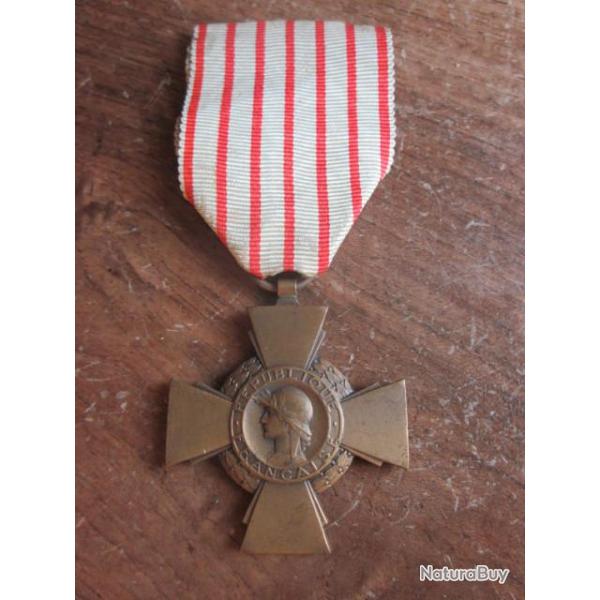 WW1  MEDAILLE CROIX DU COMBATTANT