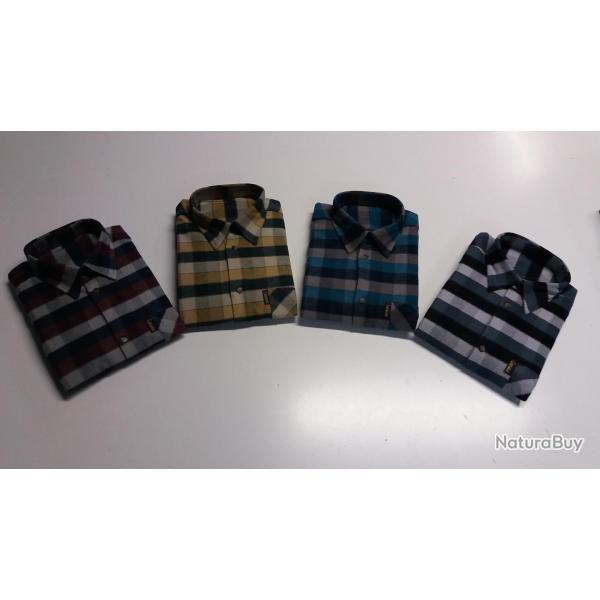 Chemise Grand Panet Hiver ferm�e Bleu 49/50