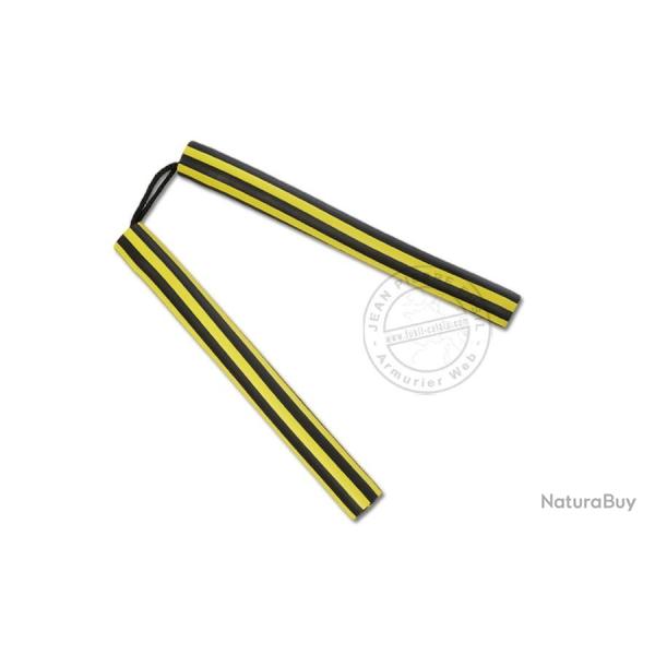 Nunchaku mousse corde - Ray jaune et noir