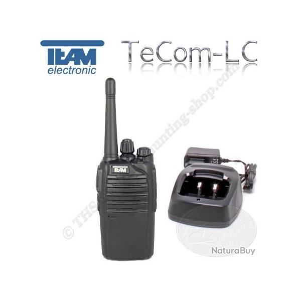 TEAM TeCom-LC Radio portative qualit� allemande compacte pour la chasse de type talkie walkie FM VHF