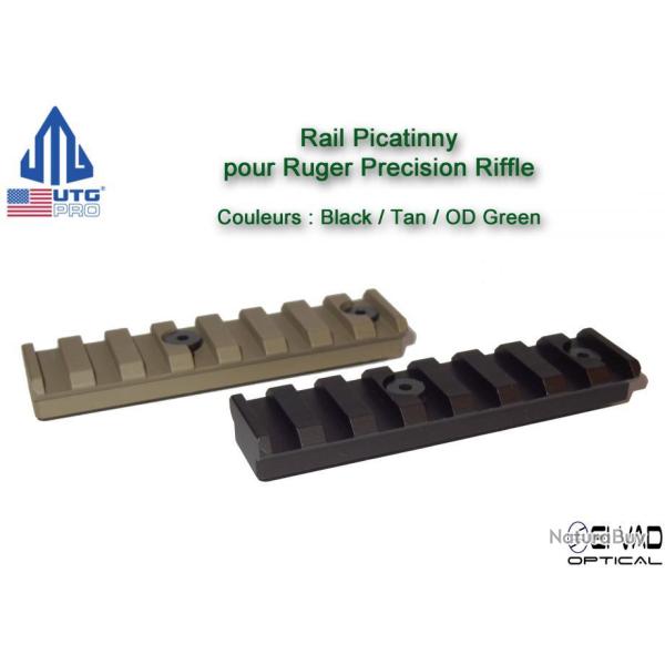 UTG - Rail Picatinny pour garde main Keymod Black - Ruger Precision Rifle ou AR-15