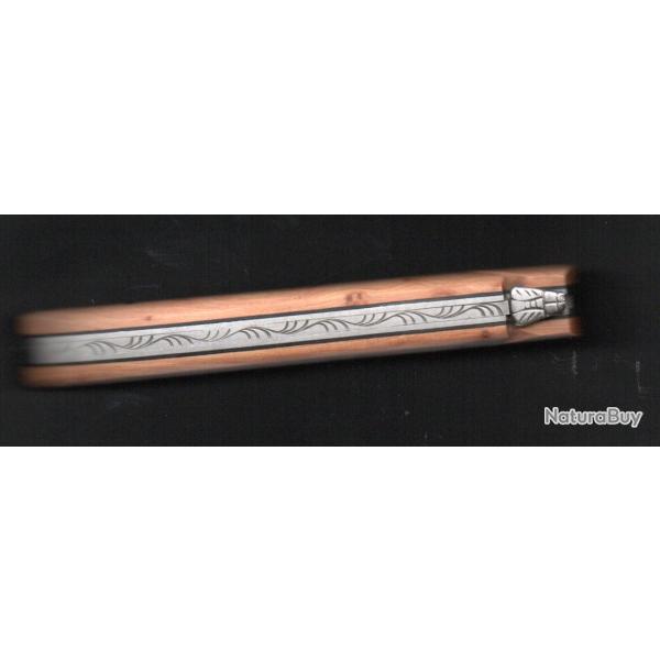 Laguiole CADE plein manche GRATUIT grav� Pr�nom lame couteau