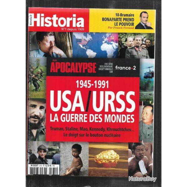 historia n�875 1945-1991 usa-urss la guerre des mondes  , novembre 2019