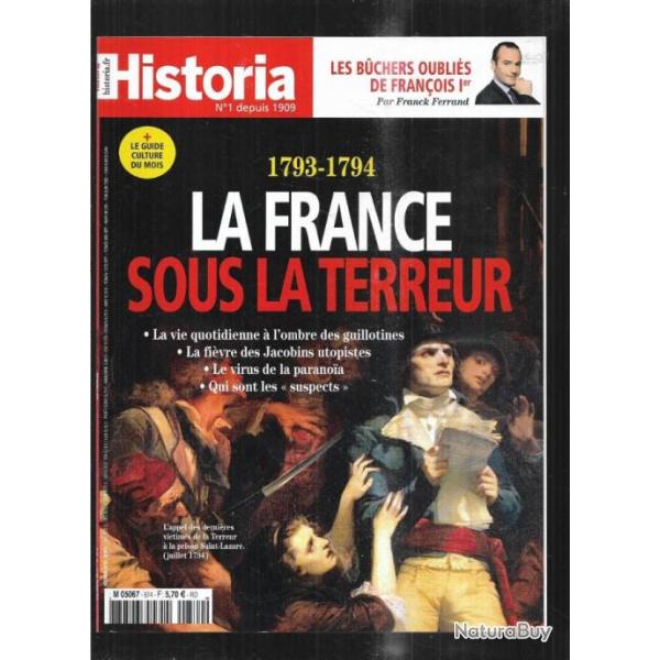 historia n�874, 1793-1794 la france sous la terreur , nour�iev, octobre 2019