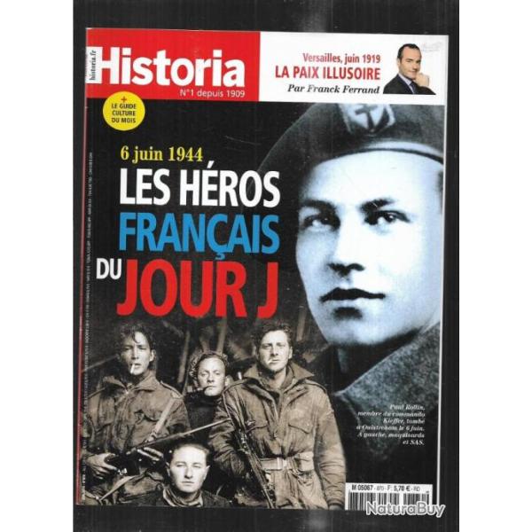historia n�870, les h�ros fran�ais du jour j , commando kieffer juin 2019