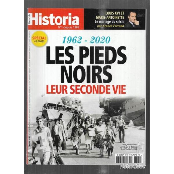 historia n�881 1962-2020 les pieds noirs leur seconde vie, mai 2020 , palerme, louis XVI et marie-an