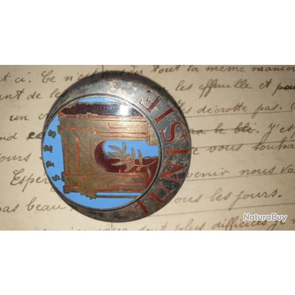 INSIGNE  COMMANDEMENT TROUPES FRANCAISES EN TUNISIE