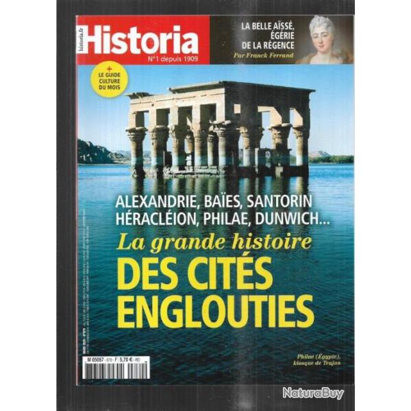 historia n�879 , la grande histoire des cit�s engloutis , austerlitz 2019 , mars 2020