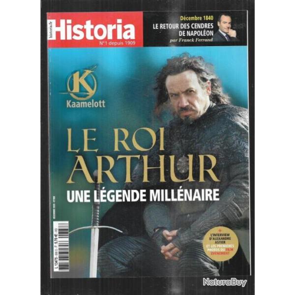 historia n�888 le roi arthur une l�gende mill�naire , 1840 le retour des cendres d�cembre 2020