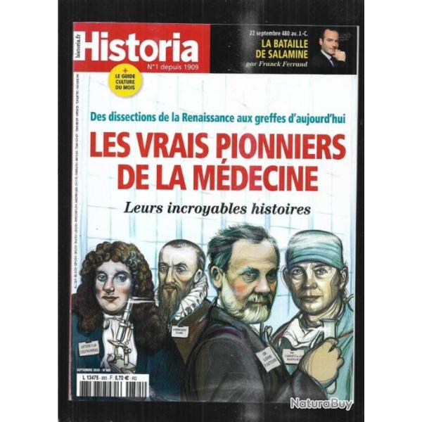 historia n�885 les vrais pionniers de la m�decine , la bataille de salamine , septembre 2020