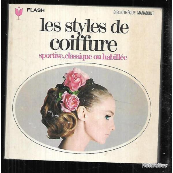 les styles de coiffure sportive , classique ou habille marabout flash n 290 , vintage